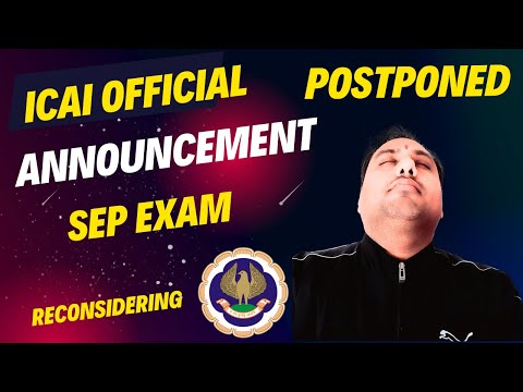 |ICAI Reconsidering New Cycle Of CA Exam| ICAI Official Announcement For Foundation| Inter| Final|