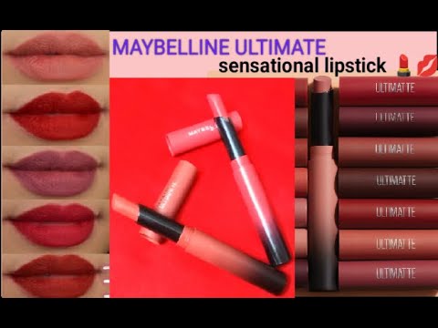 Maybelline Nude Moisturizing lipsticks review,every girl should buy {ultimate sensational lipsticks}