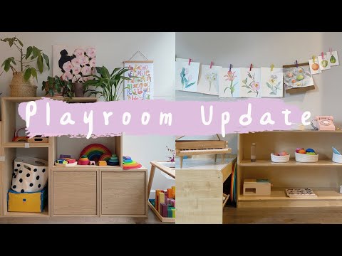 带你参观蒙氏游戏室 2-5岁宝宝活动空间布置｜Montessori Toddler & Preschooler Playroom Tour