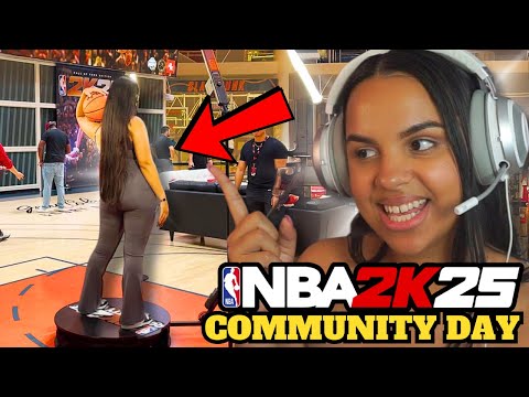 NBA 2K25 COMMUNITY DAY VLOG!! FULL EXPERIENCE | #ad