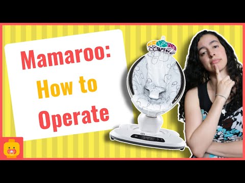 How to Operate the 4moms Mamaroo Bouncer