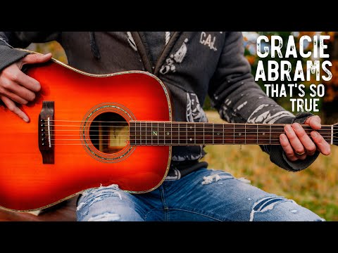 That's So True Gracie Abrams Guitar Tutorial // That's So True Guitar Lesson #1054