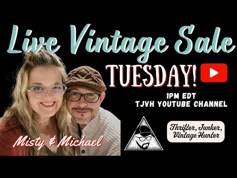 Vintage Sale Tuesday Live Sale: Thrifter Junker Vintage Hunter & The Cult Of Vintage