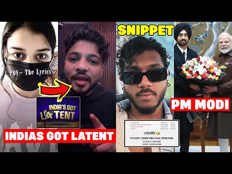 KHUSHI SAINI ON RAFTAAR😱❗INDIAS GOT LATENT | DILJIT DOSANJH WITH PM MODI | KING UNRELEASED SONG SNIP