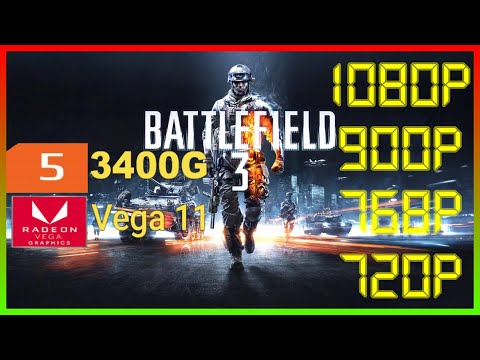 Battlefield 3 | Ryzen 5 3400G Vega 11 2x8 (2666MHz) 16GB RAM