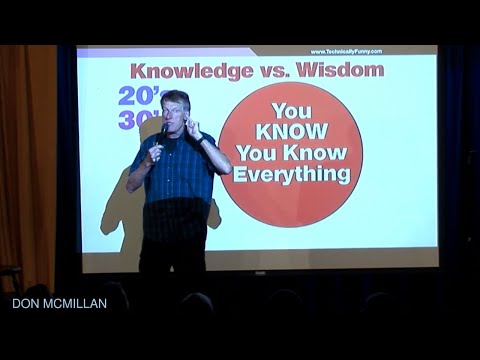 Knowledge Changes As You Get Older | Don McMillan Comedy