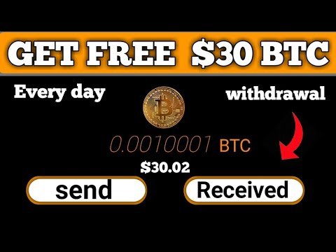 FREE BITCOIN 2023🔥 Earn $30 Every Day | New Bitcoin Ads watching website |