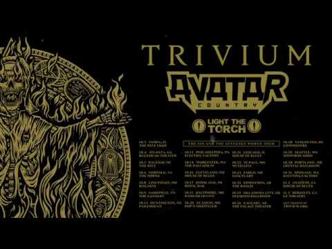 Trivium - The Sin and the Sentence World Tour 2018