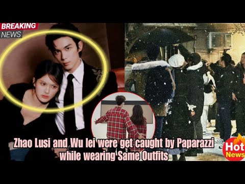 Zhao Lusi and Wu lei were get caught by Paparazzi while wearing Same Outfits