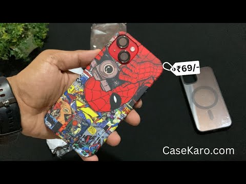 iPhone 13/14/15 Back Cover - CaseKaro l Spider Man Case Cover l Best Mobile Back Case Under ₹99🔥