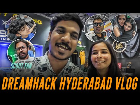 VLT Anna ne Muje Saare Merch Free Diya | Day 2 Dreamhack X Comicon HYD 2024 with Wife Nisha