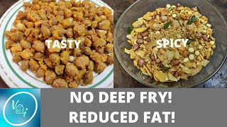 No deep fry- Cornflakes Mixture (Cornflakes chivda) & Peanuts masala