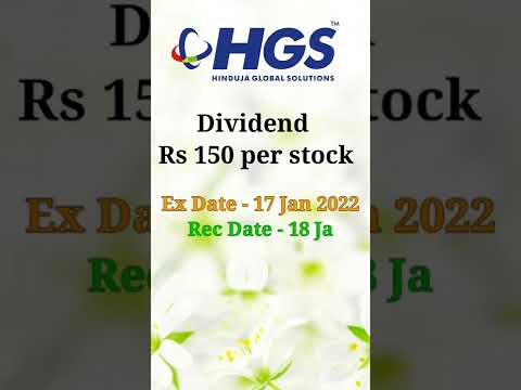 Hinduja Global Solution dividend 150 rs per stock | #dividend #nifty #dividendstocks | MarketBhaskar