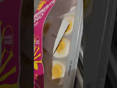 Did you say Vegan Boiled Eggs? 🥚 👀👀😨#easymeals #strangefood #grocerychronicles #mealsoftiktok