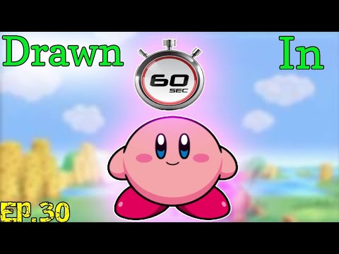 How I Draw Kirby In 60 Seconds