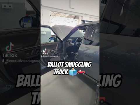 Ballot Smuggling Truck? #automobile #truck #rivian #ev #election #president #voting #review #smuggle