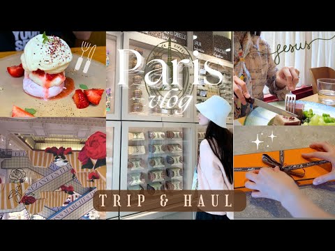 [Travel Vlog & HAUL] Shopping trip in Paris｜Chocolate shop｜Purchased products｜Japanese couple travel