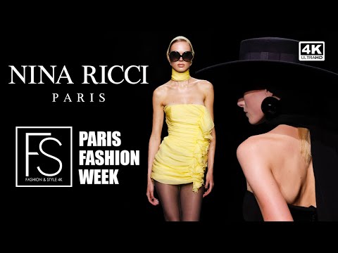 NINA RICCI ss 2025 PARIS FASHION WEEK 4K SHOW Alex Consani, Lineisy Montero FASHION & STYLE TV