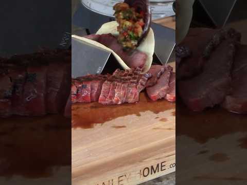 Steak Tacos With Pineapple Pico #tacos #grill #youtubeshorts