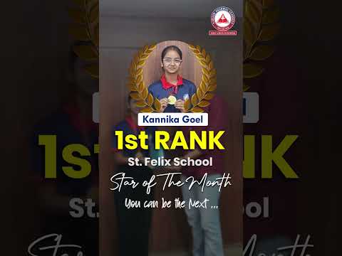 Congratulations On Scoring 1st Rank in School- Kanika Goel (9th Std SSC) ✨🏆