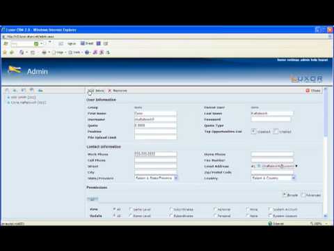 CRM Demo: Resizing of Panels