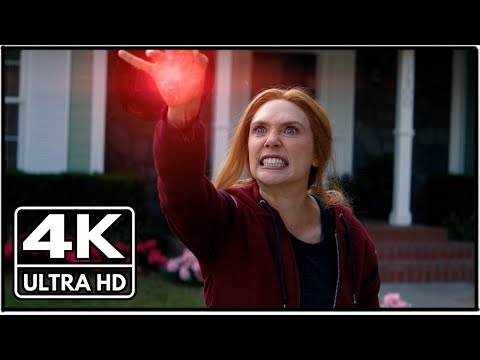 All Wanda Power/Fight Scenes 4K  | WandaVision |