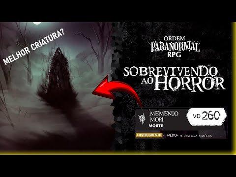 Ficha do MEMENTO MORI (Analise!) ORDEM PARANORMAL: SOBREVIVENDO AO HORROR!