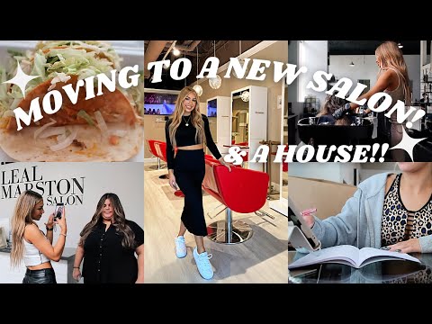 WEEKEND VLOG: Moving to a HOUSE & NEW SALON!! How to do a Brazilian Blowout, & Girl talk