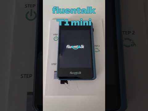 Fluentalk T1 mini - unboxing #fluentalk #timekettle  #translator