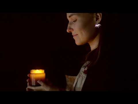 Woman Holding Candle | Copyright Free Video Footage