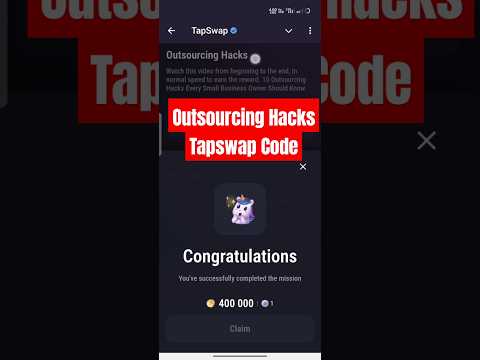 Outsourcing Hacks | Tapswap Code | 10 Outsourcing Hacks Every Small Business Owner Should Know