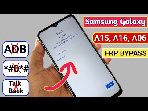 Without PC - Samsung A15, A16, A06 FRP Bypass 2024 Android 14 Security✔️TalkBack Not Working