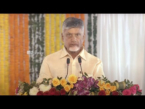 CM Chandrababu Naidu Speech @ PM Narendra Modi Public Meeting | MS Talkies