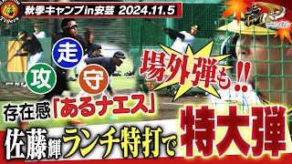 【11月5日秋季キャンプ】サトテルが今キャンプ初ランチ特打でサク越え連発！！新加入・アルナエスが走攻守に躍動！！ 阪神タイガース密着！応援番組「虎バン」ABCテレビ公式チャンネル