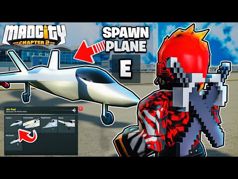 HOW TO SPAWN PLANES IN MAD CITY CHAPTER 2 *Roblox* (How to spawn Air Vehicles)