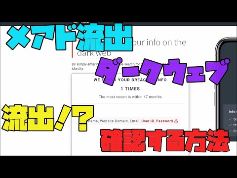 【情報保護】 自分の個人情報がダークウェブ上に流出していないか 確認する方法 【アレッサ】