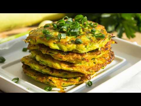 Everyone is always asking for these Zucchini Cottage Cheese Fritters