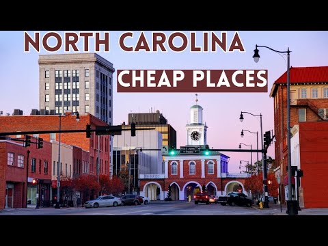 10 Cheap Places to Live in North Carolina 2024: Affordable Living in North Carolina to buy Home 🏡