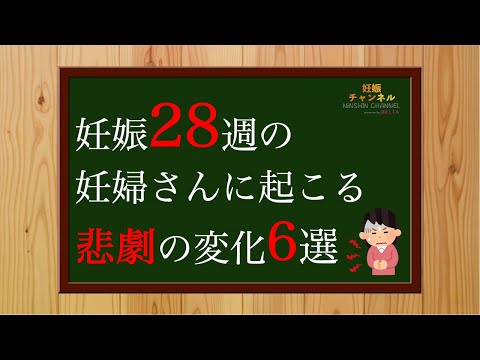 【妊娠28週】妊娠28週に起こる悲劇の変化、、ご存知ですか？