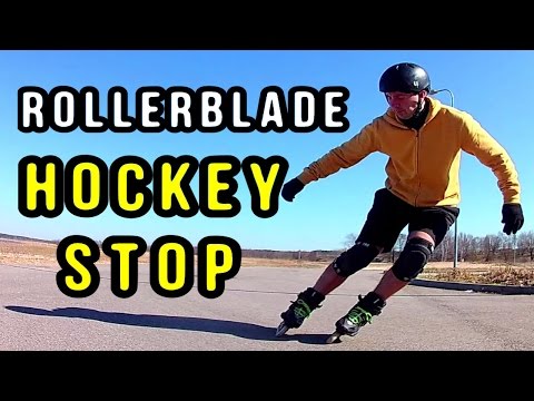 How I Learned the ICE HOCKEY STOP on Inline Skates