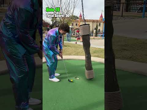 Can I Break A Mini Golf COURSE RECORD?? (Holes 13-18)