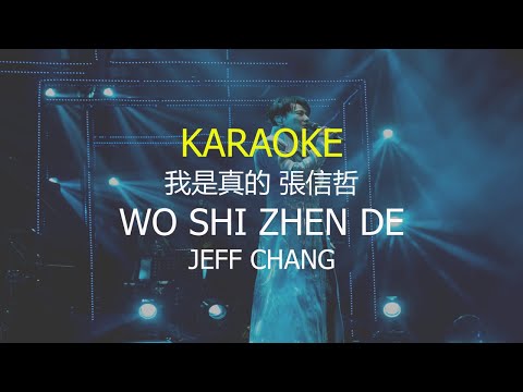 WO SHI ZHEN DE - Jeff Chang [KARAOKE] No Vocal