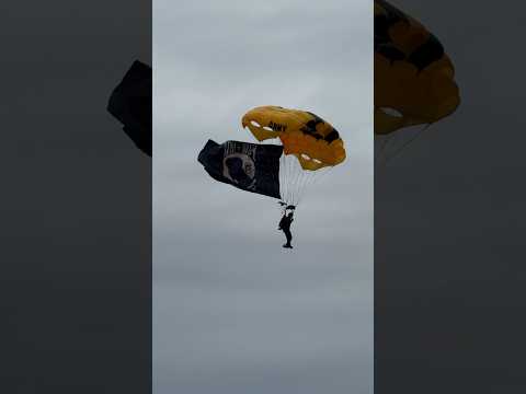 Awe-inspiring U.S. Army Parachute Team at 2024 Battle Creek Field of Flight Air Show in Michigan!