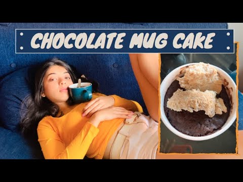 Eggless Microwave Chocolate Mug Cake