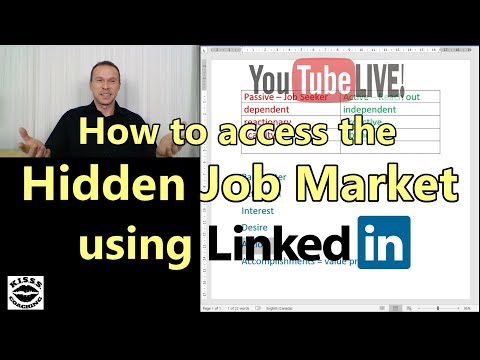 How to access the Hidden Job Market using LinkedIn | Live Discussion