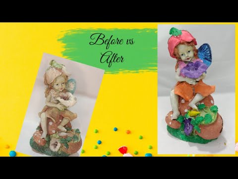 Repaint Doll's tutorial || Repaint poster color || Fyp || Repaint dollightfull ||cutest Dollpaint