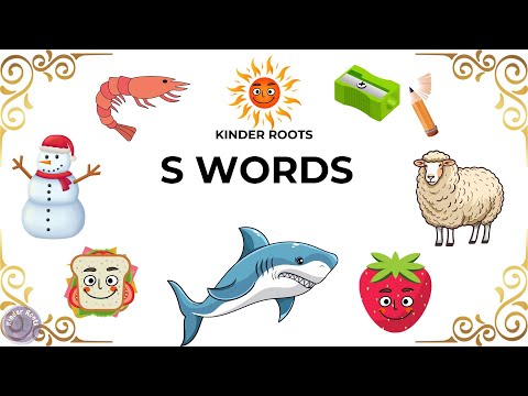 S Words | Words That Starts With S | Discover 'S' Words | A-Z Learning, Kids Learning | Kinder Roots