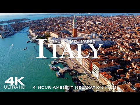 Best of ITALY 🇮🇹 Italia Drone Aerial 4K | 4 Hour Ambient Relaxation Film #italy