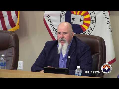 Show Low City Council Meeting for 1-7-25