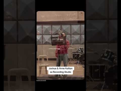 Joshua Garcia at Anne Curtis Kulitan sa Recording Studio